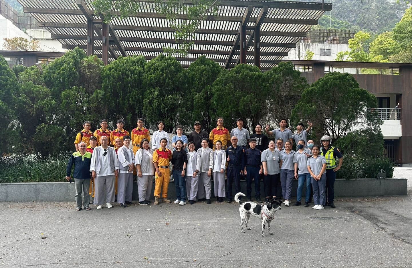 晶英災難中展擔當，受災民眾避風港